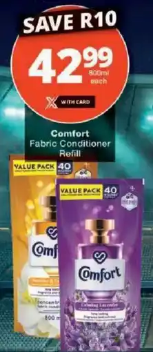 Checkers Comfort Fabric Conditioner Refill offer
