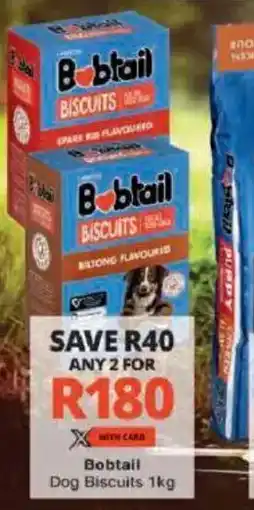 Checkers Bobtail Dog Biscuits offer