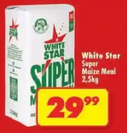 Shoprite White Star Super Maize Meal offer