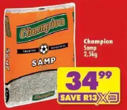 Shoprite Champion Samp offer