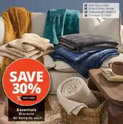 Checkers Essentials Blankets offer