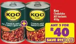 Shoprite Koo Chakalaka offer