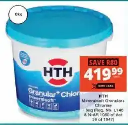 Checkers HTH Granular+ Chlorine offer