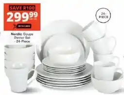 Checkers Nordic Coupe Dinner Set offer