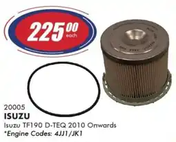 Goldwagen ISUZU Oil Filter offer