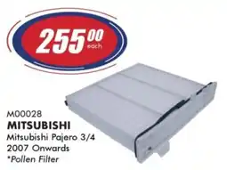 Goldwagen MITSUBISHI Mitsubishi Pajero 3/4 Pollen Filter offer