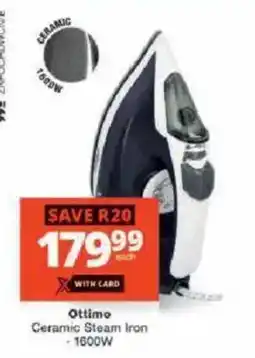 Checkers Ottimo Ceramic Steam Iron offer