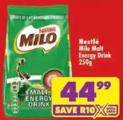 Shoprite Nestlé Milo Malt Energy Drink offer
