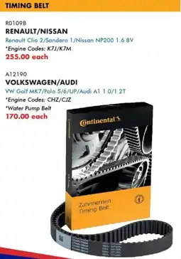 Goldwagen Continental Timing Belt offer