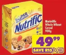 Shoprite Nutrifric Whole Wheat Cereal offer