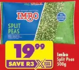 Shoprite Imbo Split Peas offer