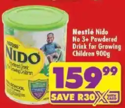Shoprite Nestlé Nido Powdered Drink for Growing Children offer