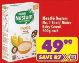 Shoprite Nestlé Nestum Baby Cereal maize offer