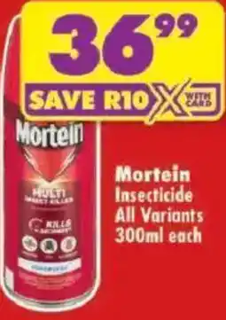 Shoprite Mortein Insecticide offer