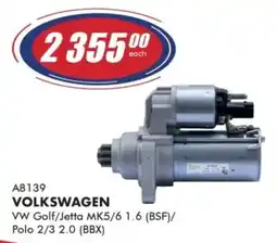 Goldwagen VOLKSWAGEN A8139 offer