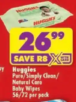 Shoprite Huggies Baby Wipes offer
