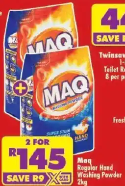 Shoprite Maq Regular Hand Washing Powder offer