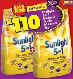 Shoprite Sunlight 5-in-1 Handwash Powder offer