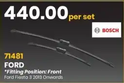 Goldwagen BOSCH wiper blades offer