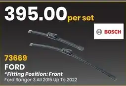 Goldwagen BOSCH Wiper Blades offer
