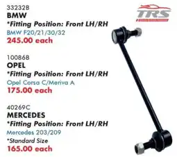 Goldwagen TRS Tie Rod End offer
