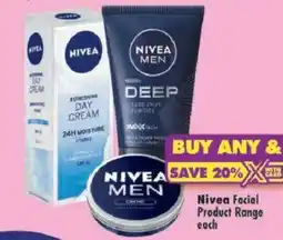 Shoprite Nivea Men Facial Product Range offer
