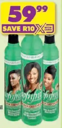 Shoprite Sofifire Black Castor Oil Moisturising Lotion offer