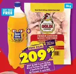 Shoprite Goldi Chicken Frozen Mixed Portions offer