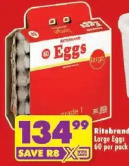 Shoprite Ritebrand Large Eggs offer