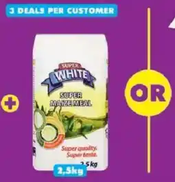 Shoprite Super White Super Maize Meal offer