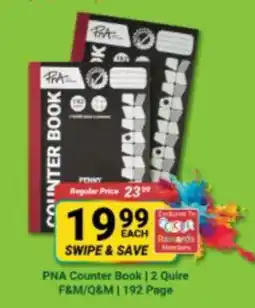 PNA PNA Counter Book offer