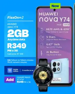 Telkom Huawei Nova Y74 offer