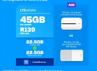 Telkom HUAWEI E5576 Router offer