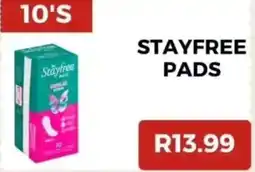 Saverite STAYFREE PADS offer