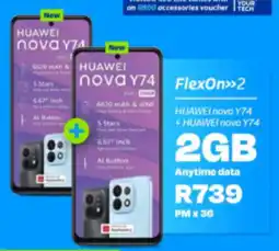 Telkom HUAWEI nova Y74 + HUAWEI nova Y74 offer