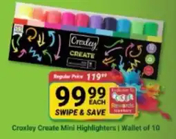 PNA Croxley Create Mini Highlighters offer