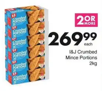 Save Hyper I&J Crumbed Mince Portions offer