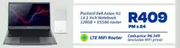 Telkom Packard Bell Aston N1 14.1 Inch Notebook 128GB + E5586 router offer