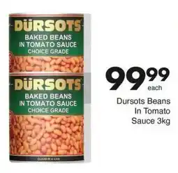 Save Hyper Dürsots Baked Beans In Tomato Sauce Choice Grade offer
