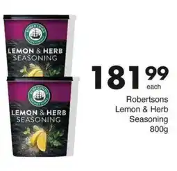 Save Hyper Robertsons Lemon & Herb Seasoning offer