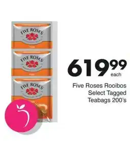 Save Hyper Five Roses Rooibos Select Tagged Teabags offer