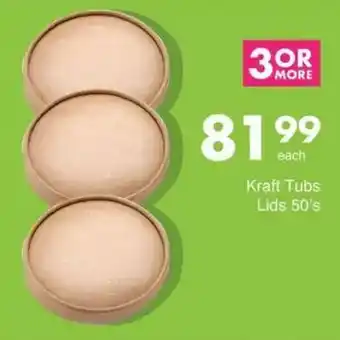 Save Hyper Kraft Tubs Lids 50's offer