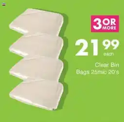 Save Hyper Clear Bin Bags offer
