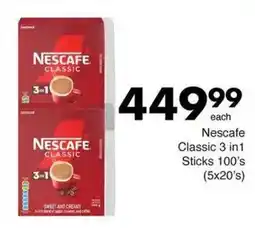 Save Hyper Nescafe Classic 3 in1 Sticks offer