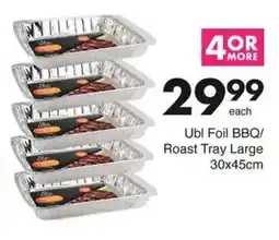 Save Hyper Ubl Foil BBQ/ Roast Tray Large offer
