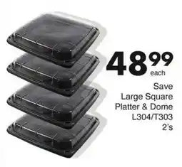 Save Hyper Large Square Platter & Dome offer