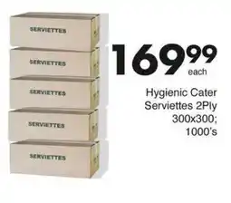 Save Hyper Hygienic Cater Serviettes offer