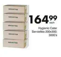 Save Hyper Hygienic Cater Serviettes offer