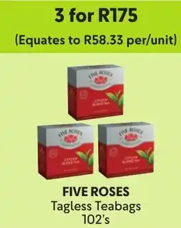 Makro Five Roses Tagless Teabags offer