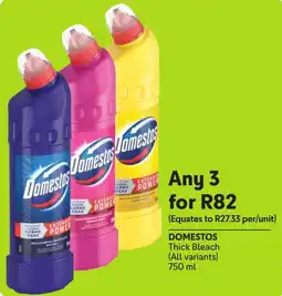 Makro Domestos Thick Bleach offer